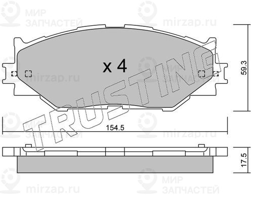 Запчасть TRUSTING 7760