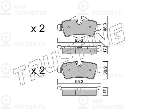 Запчасть TRUSTING 7850