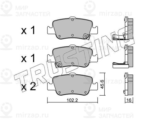 Запчасть TRUSTING 8120
