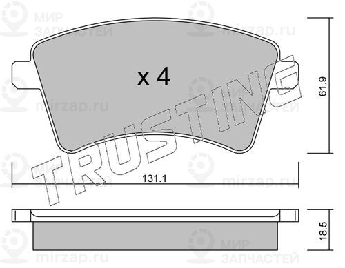 Запчасть TRUSTING 8280