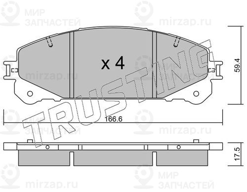 Запчасть TRUSTING 9540