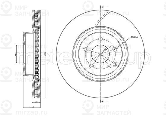 Запчасть TRUSTING DF1040