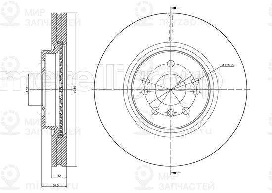 Запчасть TRUSTING DF1043
