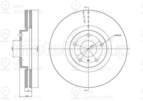Запчасть TRUSTING DF1053