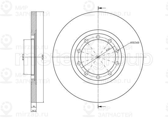 Запчасть TRUSTING DF1083