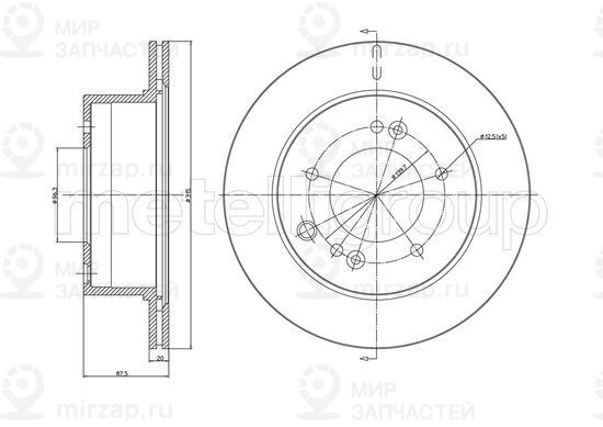 Запчасть TRUSTING DF1121
