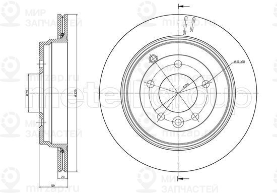 Запчасть TRUSTING DF1122