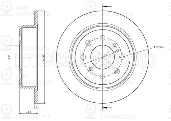 Запчасть TRUSTING DF113