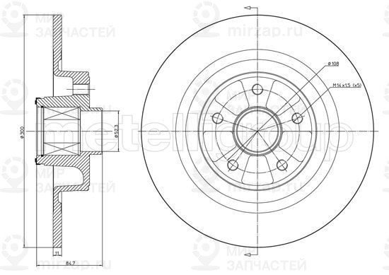 Запчасть TRUSTING DF1142A