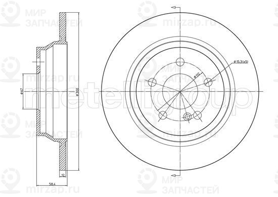 Запчасть TRUSTING DF1173