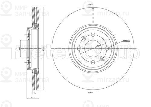Запчасть TRUSTING DF1207