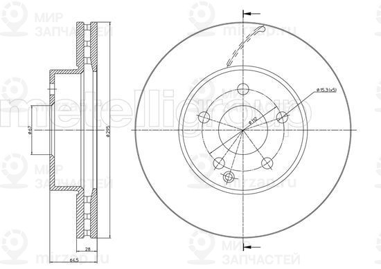 Запчасть TRUSTING DF1234