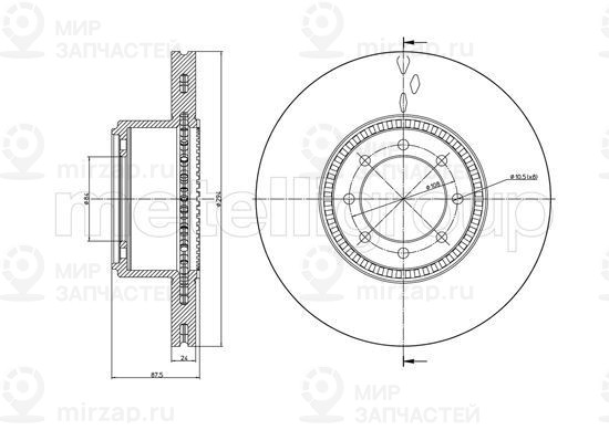 Запчасть TRUSTING DF1245