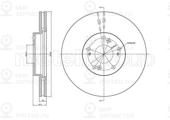 Запчасть TRUSTING DF1279