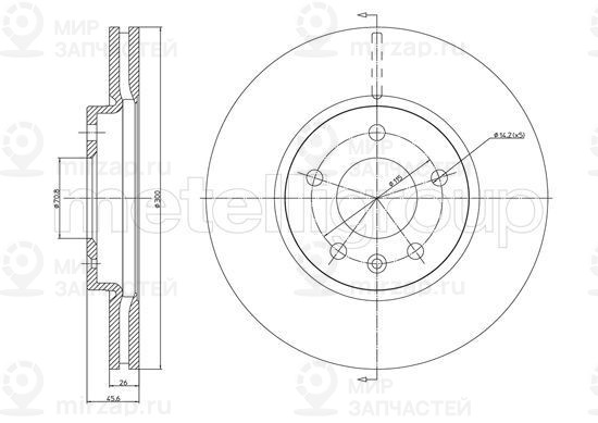 Запчасть TRUSTING DF1341
