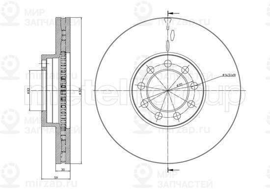Запчасть TRUSTING DF1345