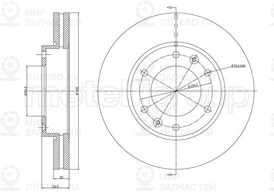 Запчасть TRUSTING DF1352