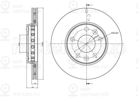 Запчасть TRUSTING DF1359