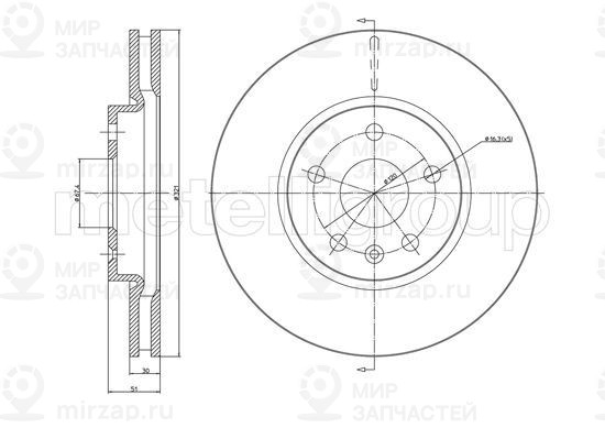 Запчасть TRUSTING DF1378