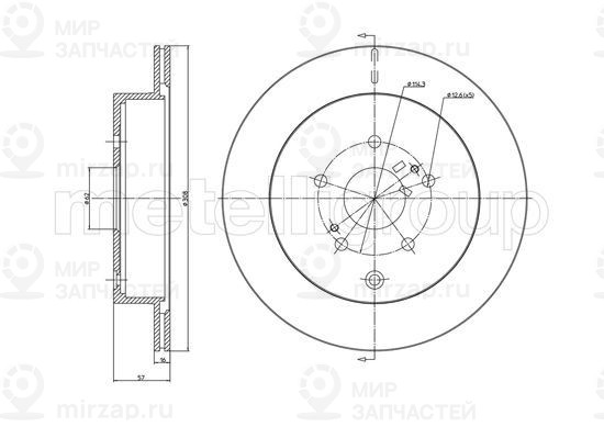 Запчасть TRUSTING DF1383