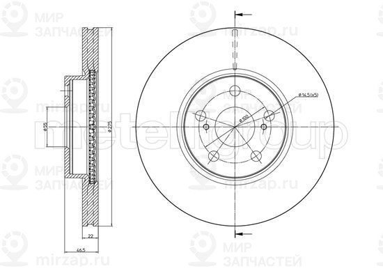 Запчасть TRUSTING DF1389