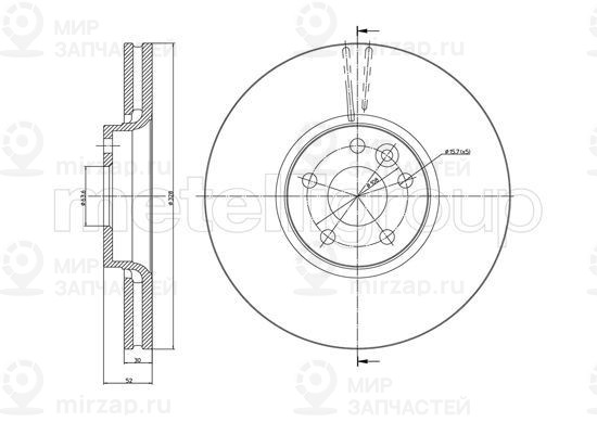 Запчасть TRUSTING DF1395