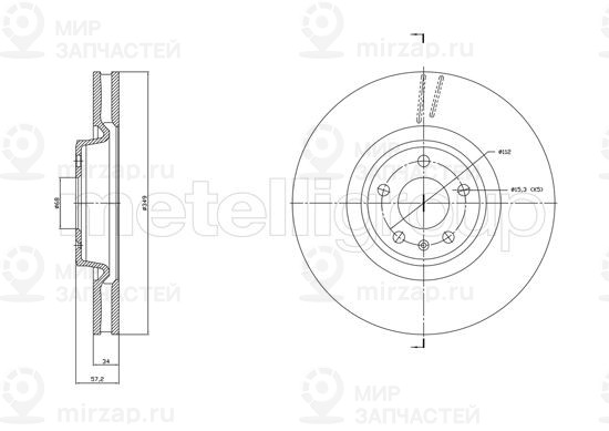 Запчасть TRUSTING DF1865