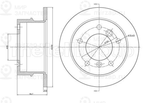 Запчасть TRUSTING DF216