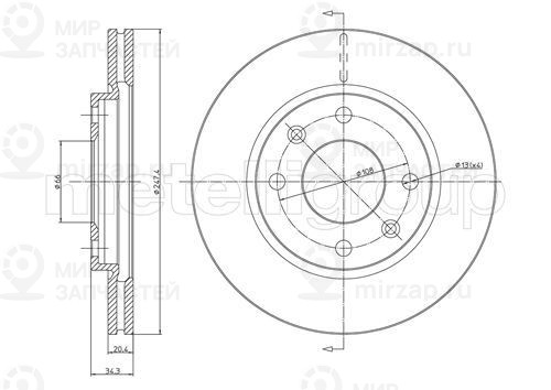 Запчасть TRUSTING DF256