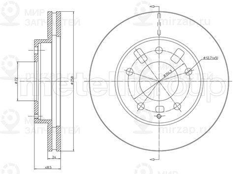 Запчасть TRUSTING DF302