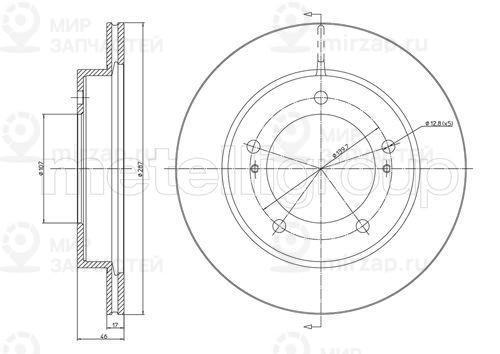 Запчасть TRUSTING DF393