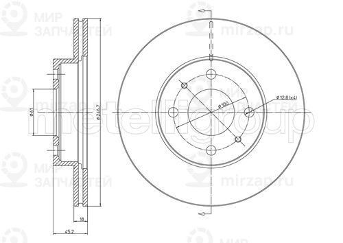 Запчасть TRUSTING DF436