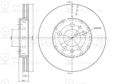 Запчасть TRUSTING DF467