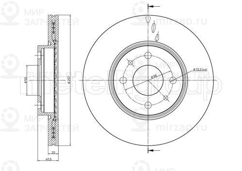 Запчасть TRUSTING DF498