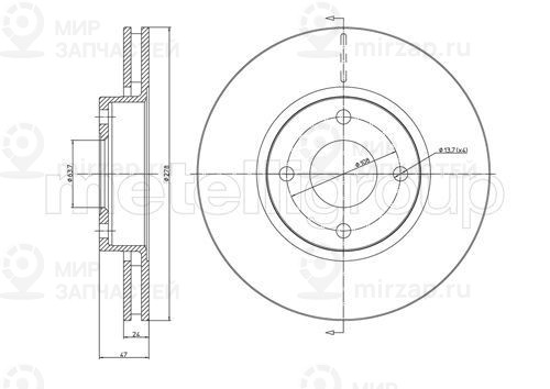 Запчасть TRUSTING DF501