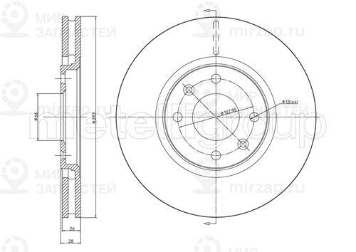 Запчасть TRUSTING DF502