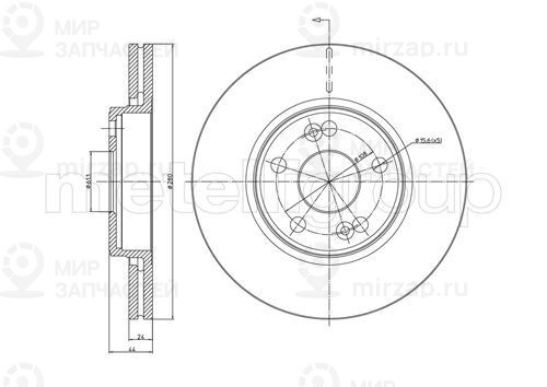 Запчасть TRUSTING DF507