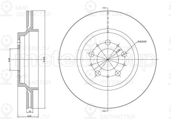 Запчасть TRUSTING DF545