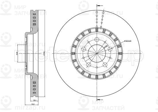 Запчасть TRUSTING DF551