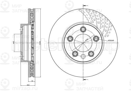 Запчасть TRUSTING DF559