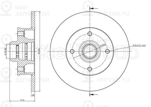 Запчасть TRUSTING DF574