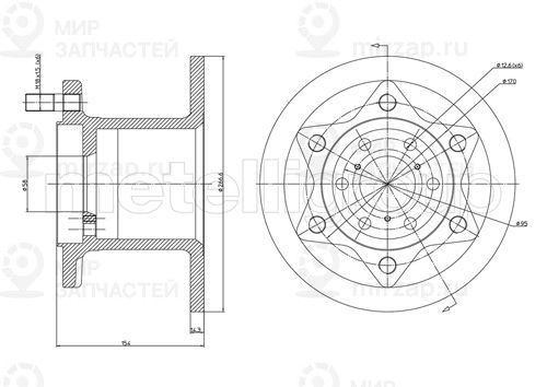 Запчасть TRUSTING DF591