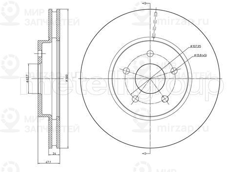 Запчасть TRUSTING DF663