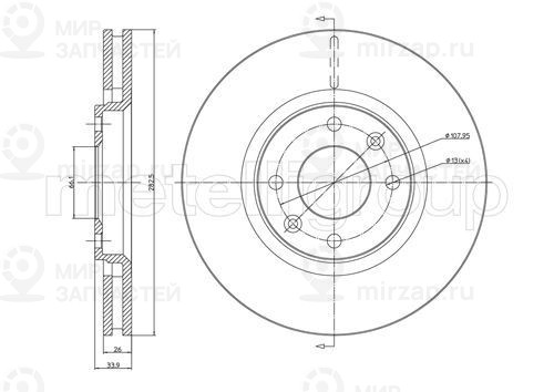 Запчасть TRUSTING DF687