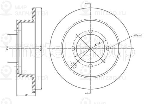 Запчасть TRUSTING DF691