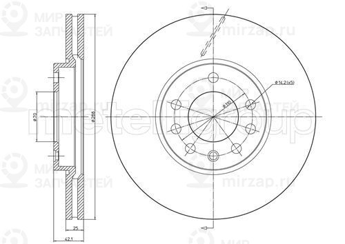 Запчасть TRUSTING DF719