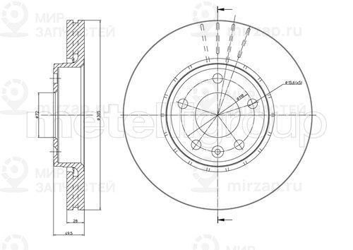 Запчасть TRUSTING DF819
