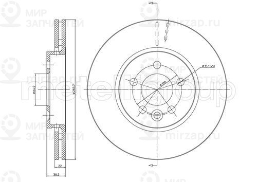 Запчасть TRUSTING DF823