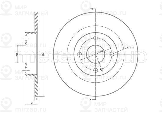 Запчасть TRUSTING DF852