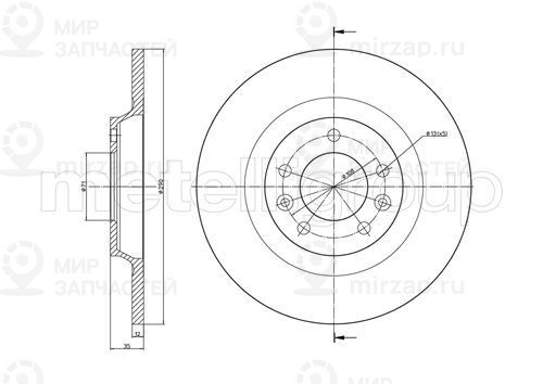 Запчасть TRUSTING DF872